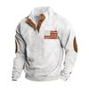 Spring And Men's Standing Collar Sweatshirt Is Outdoor Casual Sweaters Tops