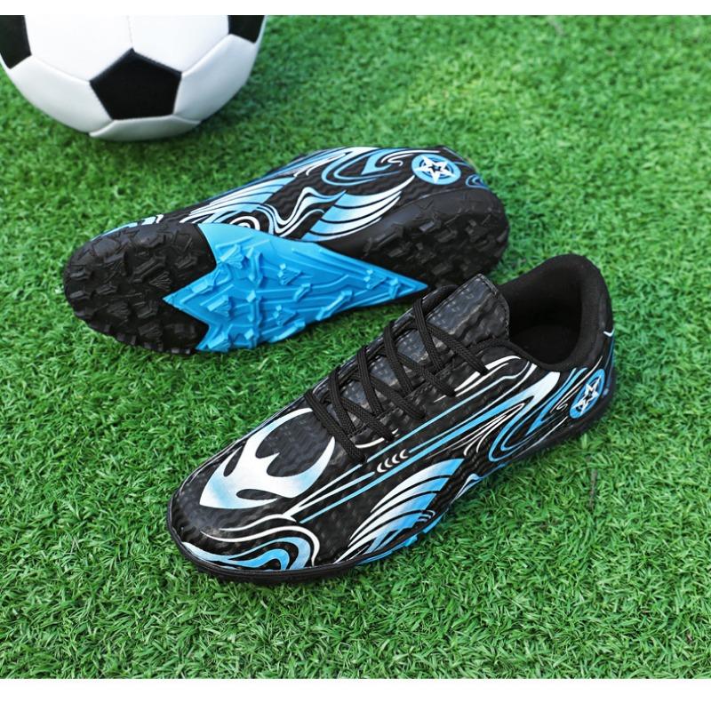 Kids Non Slip Long Short Stud Football Training Shoes