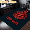 Custom Name Bayern Munchen Logo Design  Rug, Office Rug, Chair Rug, Carpet for Living Rooms, Doormat Game Rug Home Decor Christmas Gifts