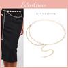 Silver And Gold Metal Waist Chain With Pendant For Women Youth Daily Wear