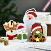 Creative Christmas Gift Bag 2020 Three-Dimensional Doll Candy Tote Bag, Classic Snowman Handmade Bundle Bag