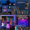 Smart Curtain Lights Bluetooth App Remote Control LED String RGB Fairy Lights DIY Living Room Window Bedroom Decoration Gift
