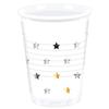 Plastic Star Cups 200 8 Pcs