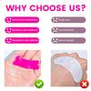 PERMANIA Under Eye Patch Silicone 4 Pcs for Korean Lash Lift & Lash Extensions Remover, Reusable and Soft Makeup Beauty Tool (Rose+Transparent)