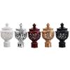 Durable Plastic Decorative Drapery Rail Ends Curtain Rod Head Curtain Accessories Curtain Rod Cap