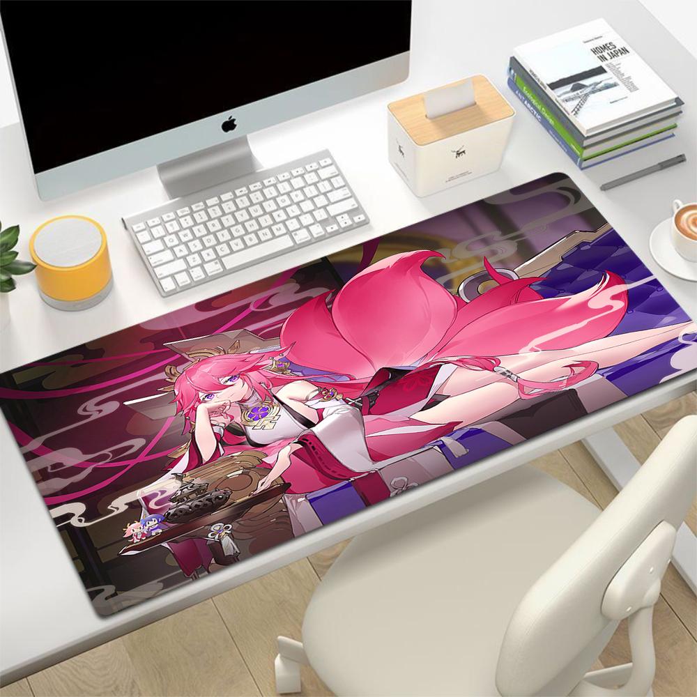 Genshin Impact Mouse Pad Furina Gamer Mousepads Gaming Mousepad Keyboard Mat Large Mouse Pads Big Computer Anime XXL Desk Mats