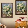 White Rose 30*40cm DIY Paint By Digital Oil Painting Kit Canvas