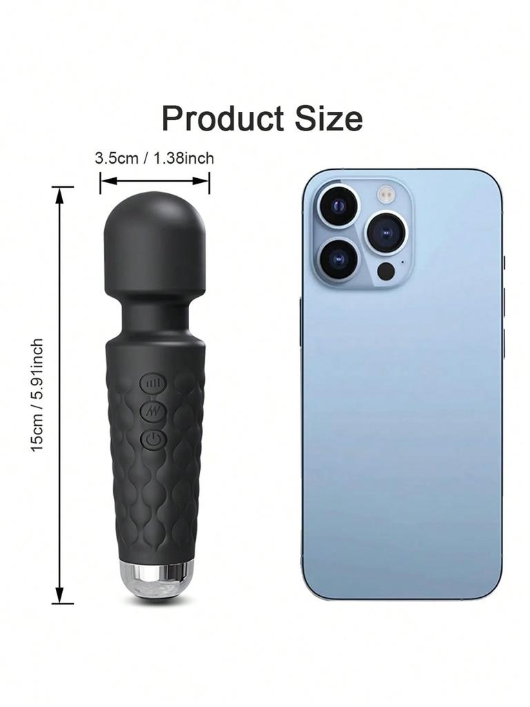Women's Vibrator Massager, Silent Vibrator Clitoral Stimulator, Neck Back Leg Massager, AV Vibrator, 20 Vibration Modes
