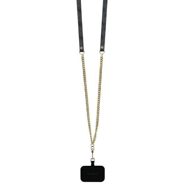 Guess Guhcp16Sp4Tdscpk Iphone 166.1 Czarny/Black Hardcase Leather Metal Logo Strass Crossbody