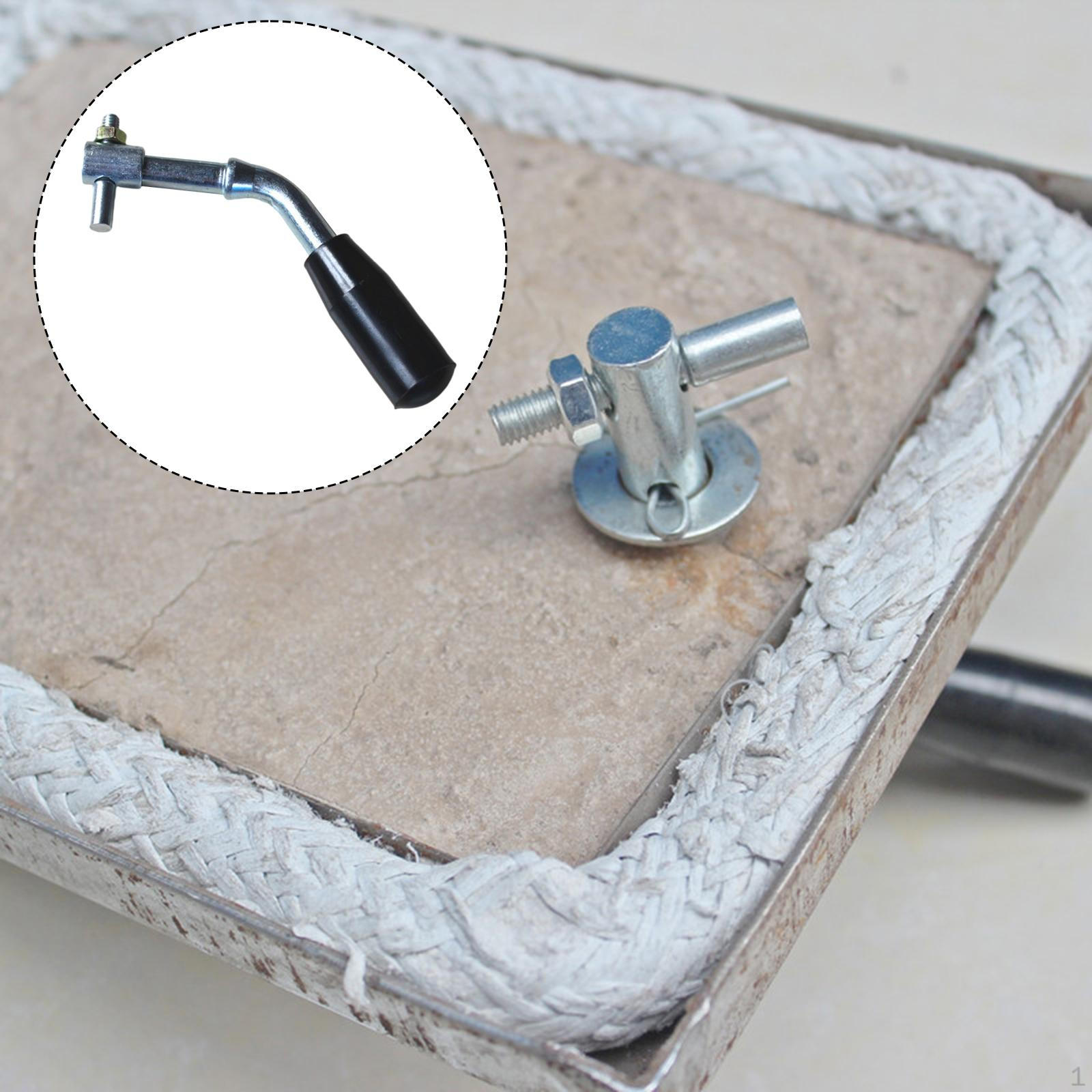 

Ручка дверцят каміна Висока термостійкість Зроби сам Міцна Заміна Style A