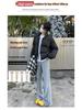 Women's Slimming High-Waist Fleece Lined Micro Flare Yoga Pants with Zipper - Autumn/Winter Trend