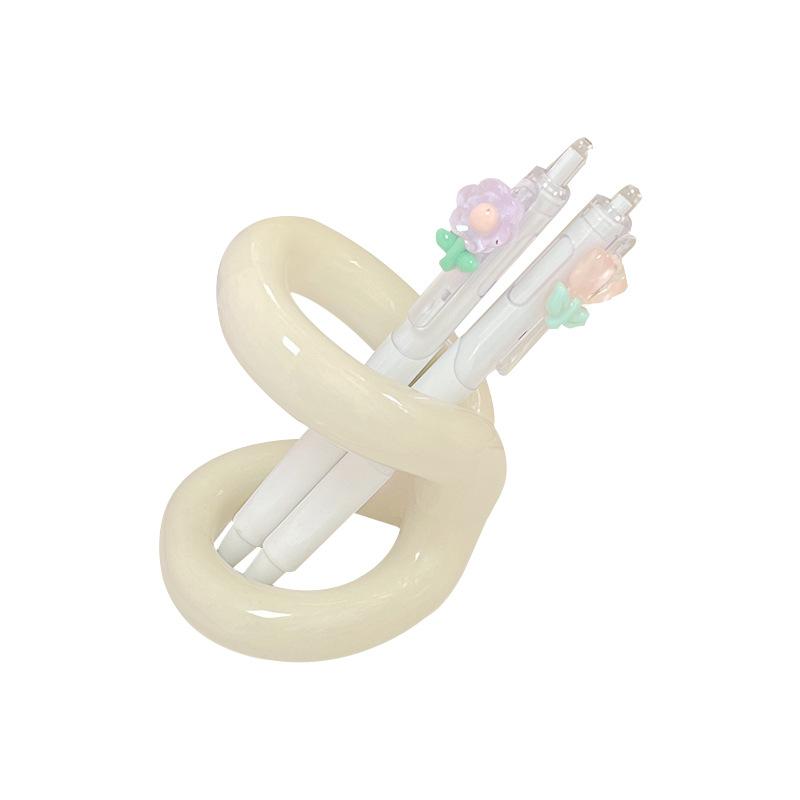 Modern Minimalist Knot Series Couple's Bathroom Toothbrush and Toothpaste Decorative Storage Rack