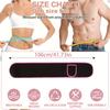 Unisex Waist Trimmer Belt for Workout Sweat Band Abdominal Trainer Weight Loss Body Shaper Tummy Control Slimming