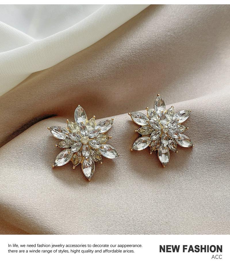 Mingqing Fashion S925 Silver Temperament Stud Earrings