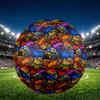 Gamer Print Size 5 Soccer Ball, PU Wear Resistant Football for Match Training and Daily Practice, Birthday Gift for Soccer Fans