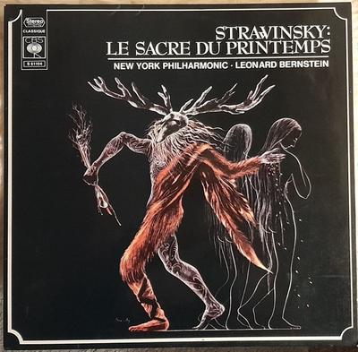 LP Record IGOR STRAVINSKY - NEW YORK PHILHARM - Le Sacre Du Printemps S61104 CBS Germany Classical Used