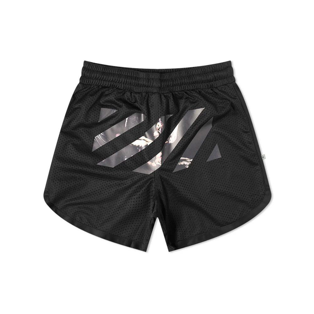 OFF WHITE Caravaggio Arrows Mesh Shorts OMCI005S201010041088