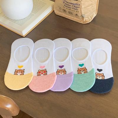 Women's Heart Chiba Socks/Fake Socks 6 Pairs