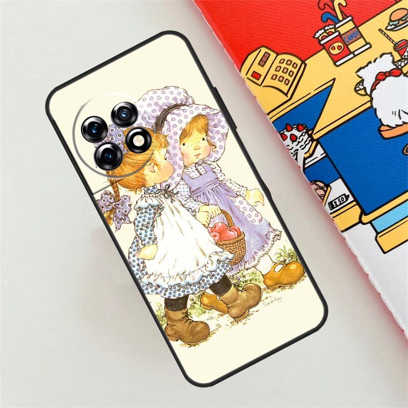Sarah Kay pattern Case For OnePlus 10T 8T 12R 10R 9R 12 11 10 9 Pro Nord CE 4 2 Lite N10 N20 N30 Nord 3 Cover