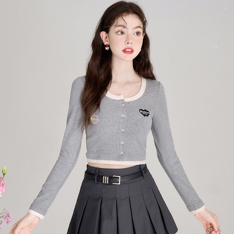 

Топы Y2K для девочек, женские сексуальные повседневные футболки, внутренняя ткань для женской клубной одежды, футболки с квадратным воротником и длинным рукавом