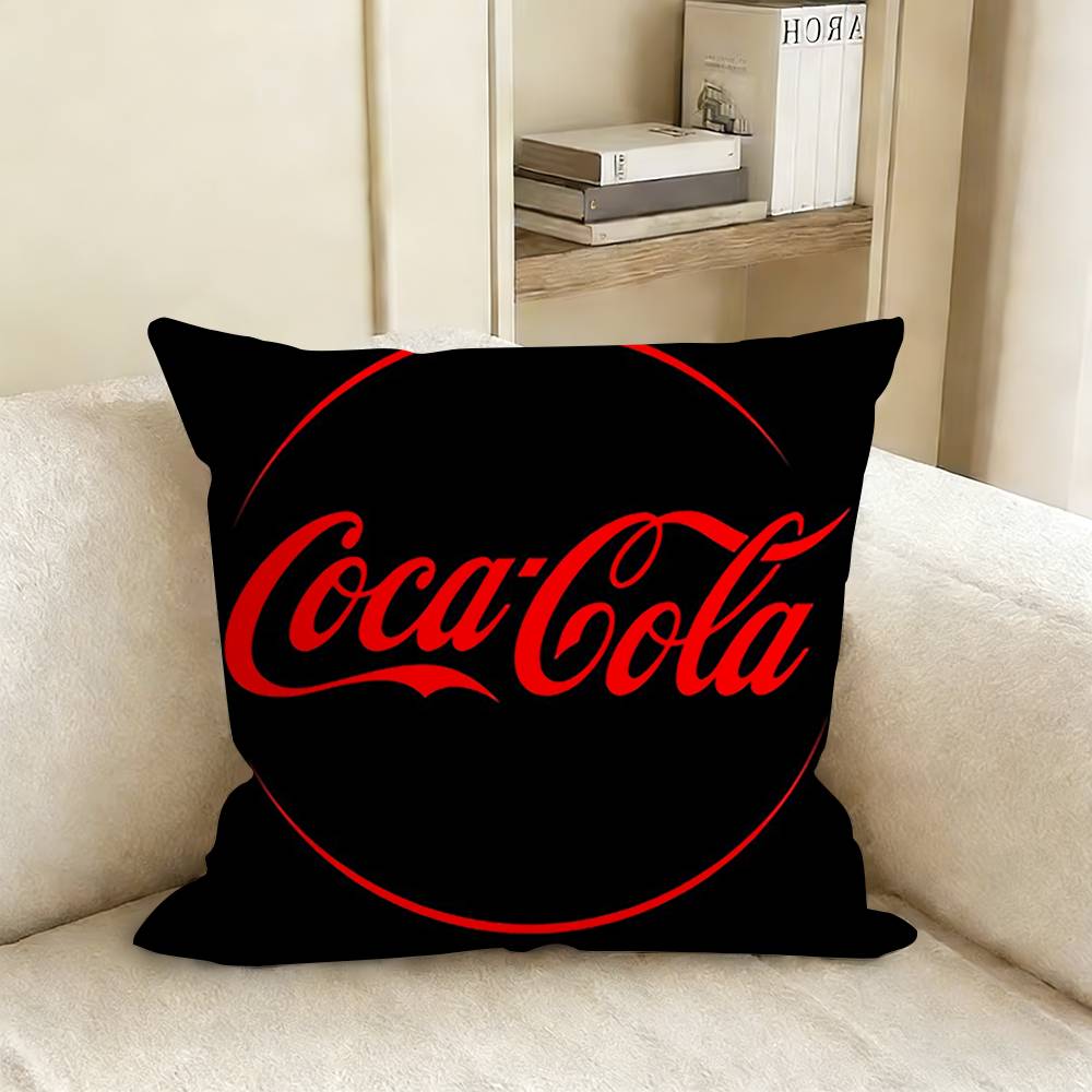CocaSFashion Cola Various Sizes Square Pillow Case For Car Home Bedchamber Decor