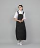 Seinteukeulu Wide Dome Overalls Skirt Wds-611 Black Denim Brs