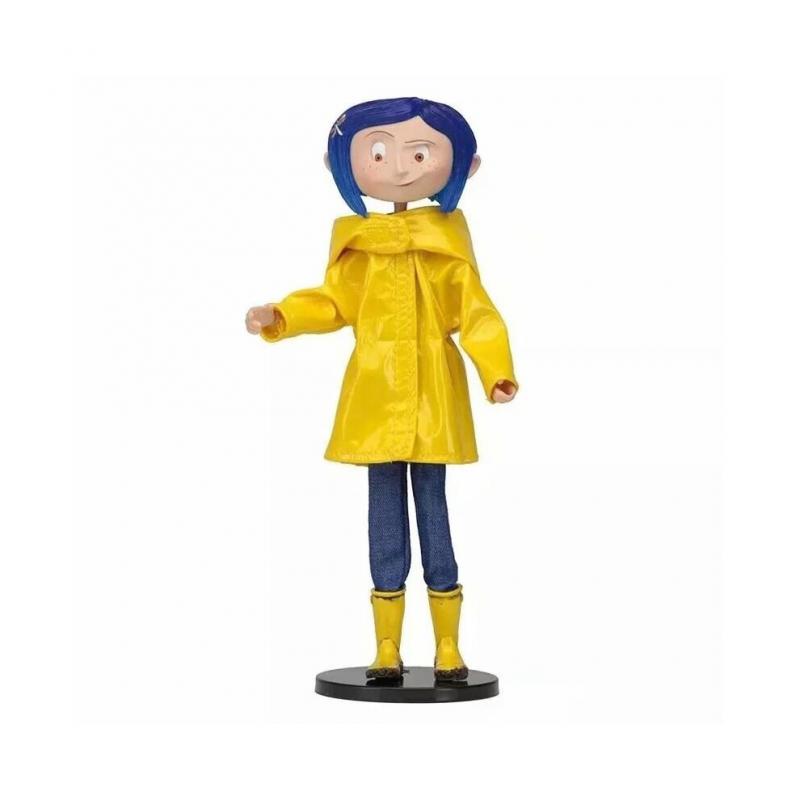 7-tums Coraline Bendy Modedocka i Regnkappa & Stövlar - Avtagbara Kläder Figur Gåva