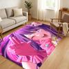 Oshi No Ko Floor Mat Soft Thickened Absorbent Non-Slip Bedroom Living Room Door Mat Home Decor Flannel Rugs