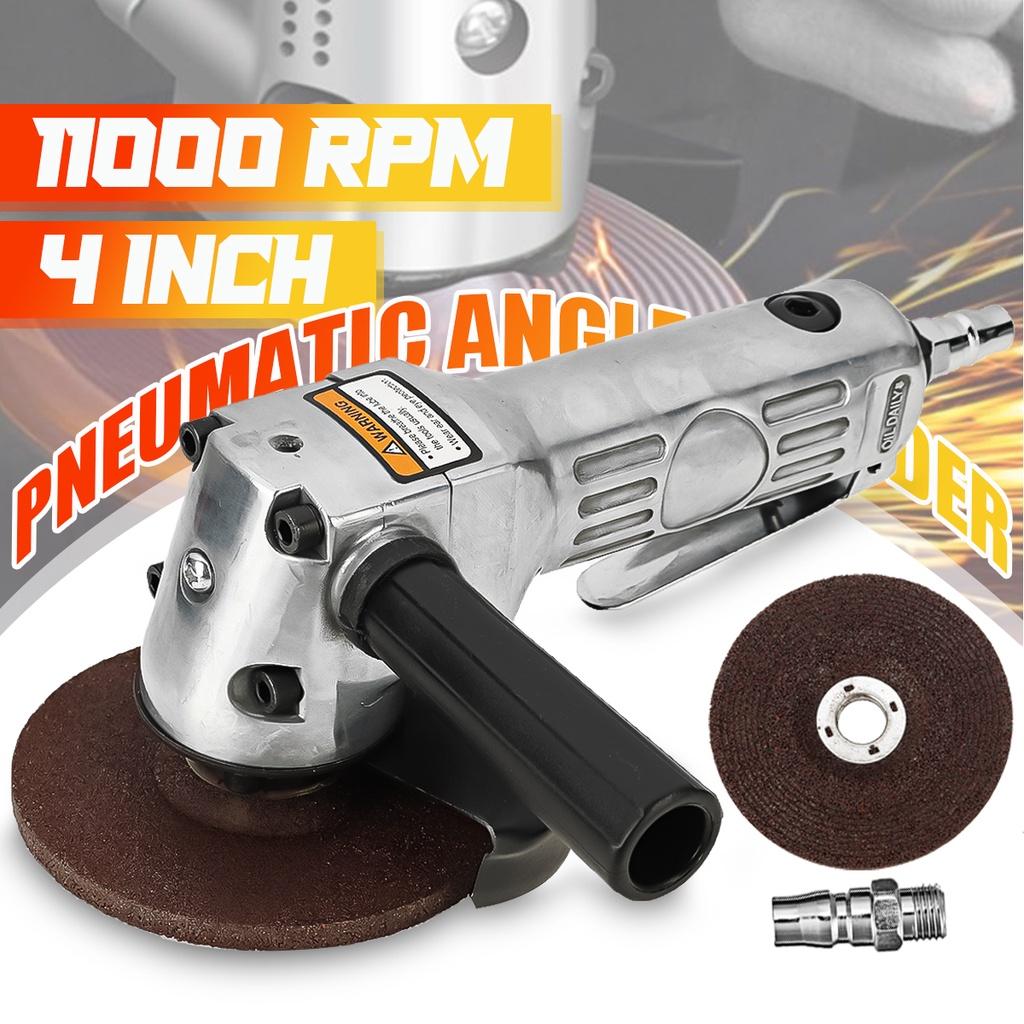 4-Inch 11000 RPM Pneumatic Angle Grinder Electric Grinder Polishing Machine for Cutting Metal Hand Polishing