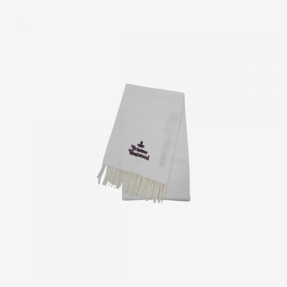 

Вышитый шарф Vivienne Westwood, белый, обычный 81030007 W00q7 A401 ONE