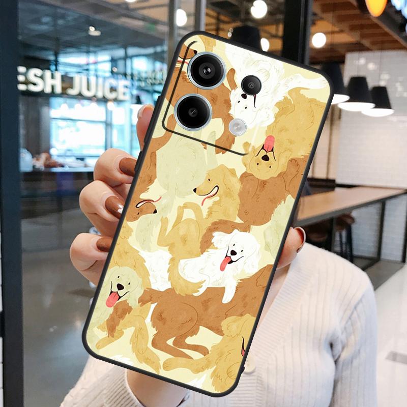 Golden Retriever Dog Case For Xiaomi Redmi Note 11 9 10 12 13 14 15 Pro Plus Redmi 15 15C 10C 12C 13C 14C Cover