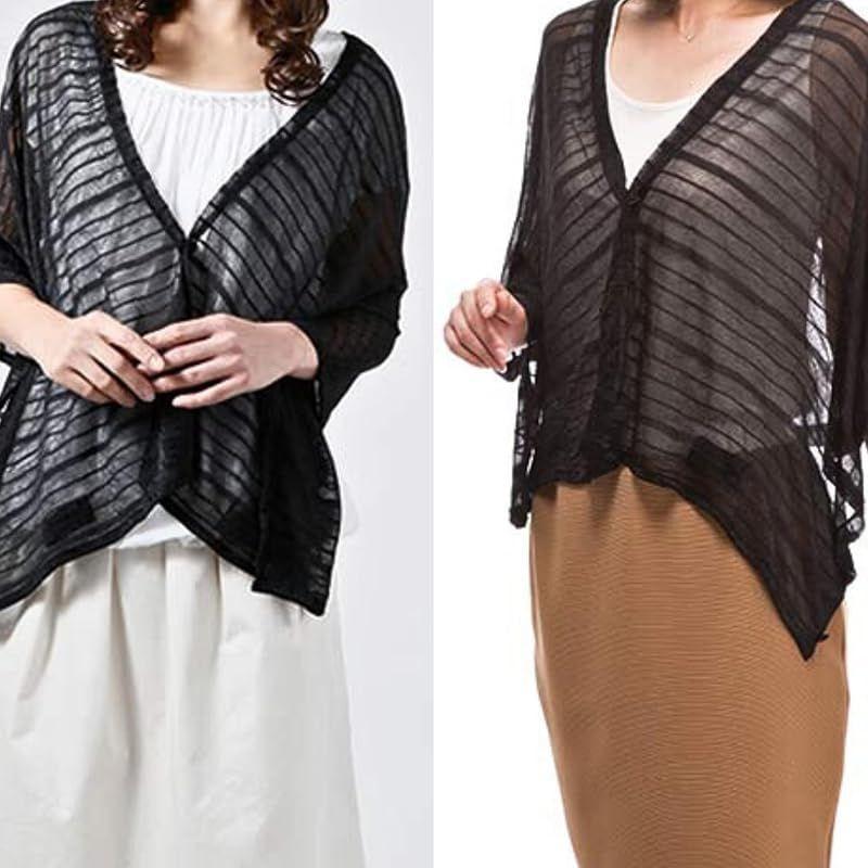 Used [New] [Soxbang] Women's Summer Stole 3-way Bolero Sun Protection Long Sleeve UV Cut Cool Feeling UV Protection Shade Portable Plain Thin Sheer