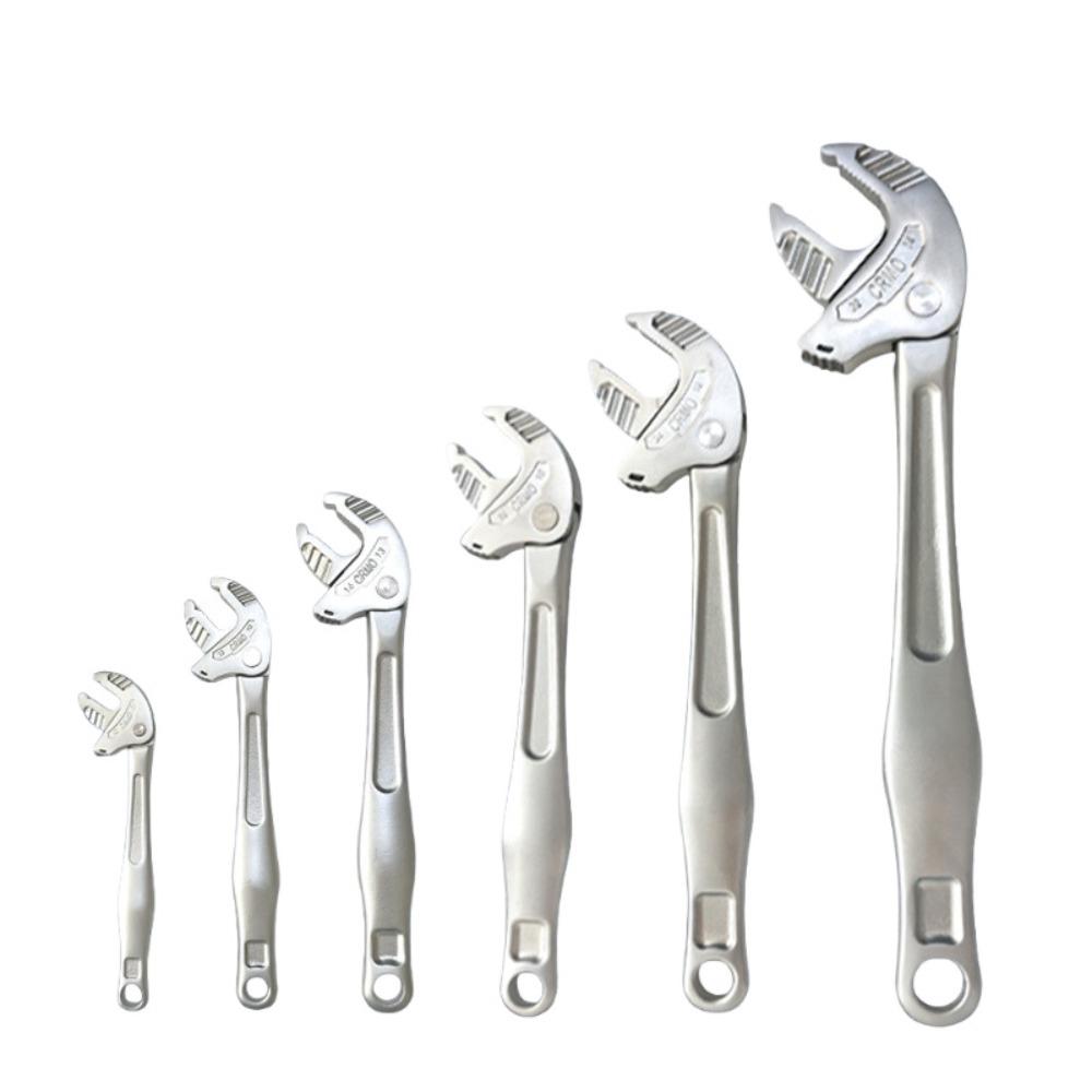 Chrom-Molybdänstahl Verstellbarer Ratschenschlüssel Schwerlast-Breitzahn-Schlüssel Zuhause