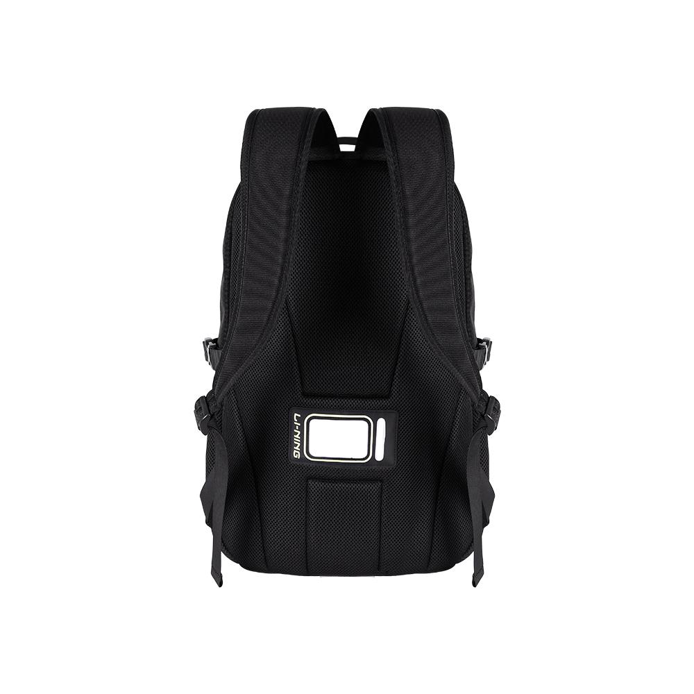 Li Ning Polyester Backpack Regular Unisex Standard Black ABSS339-1A