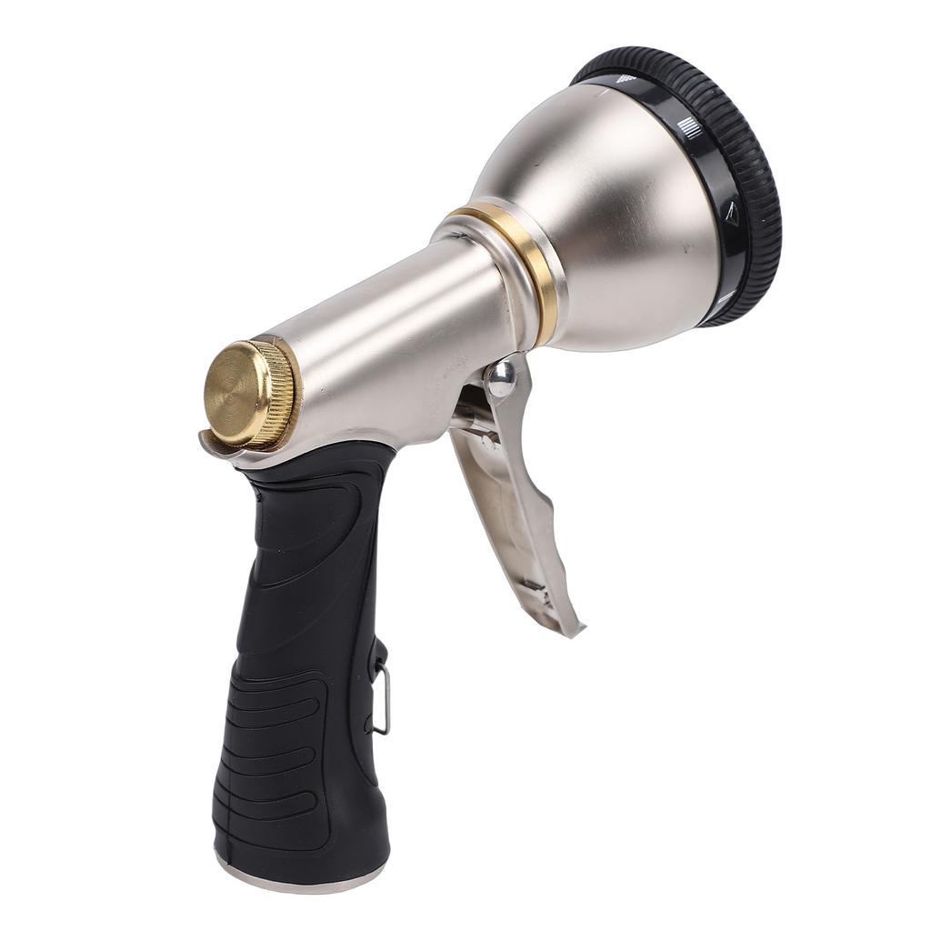 Garden Hose Nozzle, Water Spray Nozzle with 9 Modes   Watering Patterns, 3Celsius4 Inch Garden Hose Thread, for Watering Plants Washing Cars