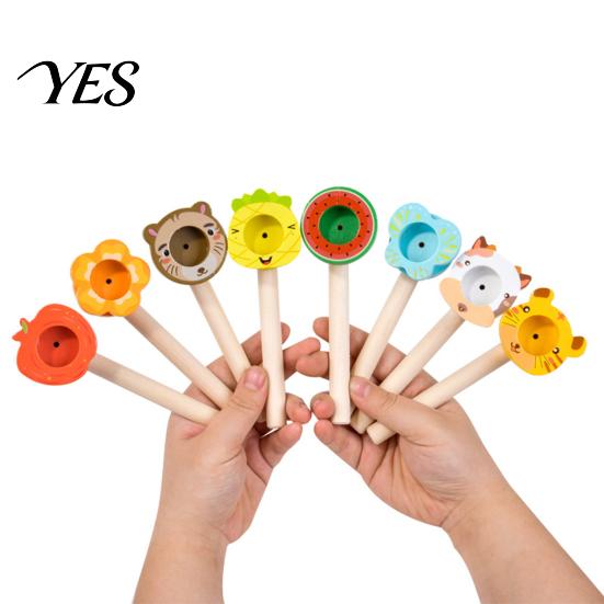 Kids Floating Ball Toy Blow Toy, Suspension Blowing Wooden Pipe for Child Lung Capacity Training, Educational Boys Girls Exercise