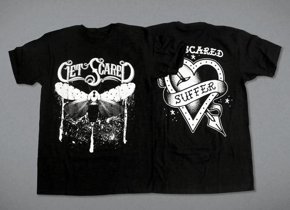 2 sides Suffer Get Scared Band Shirt Black Unisex S-5XL M