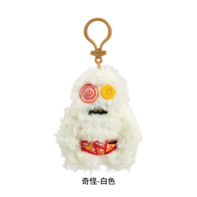 10cm Fuggler Cute Tooth Monster Funk Tooth Treasure Plush Keyrings Kawaii Mini Series Baby Funny Plush Doll Ornament