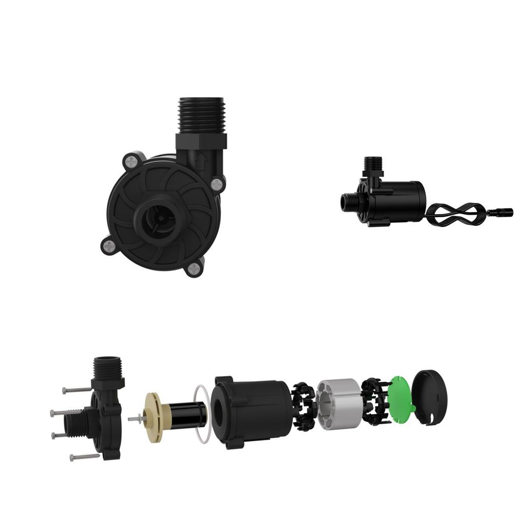 High Efficiency Brushless Water Pump For Fish Tanks MultiVoltage 5V 12V 24V Quiet Operations Booster Pump for Pond