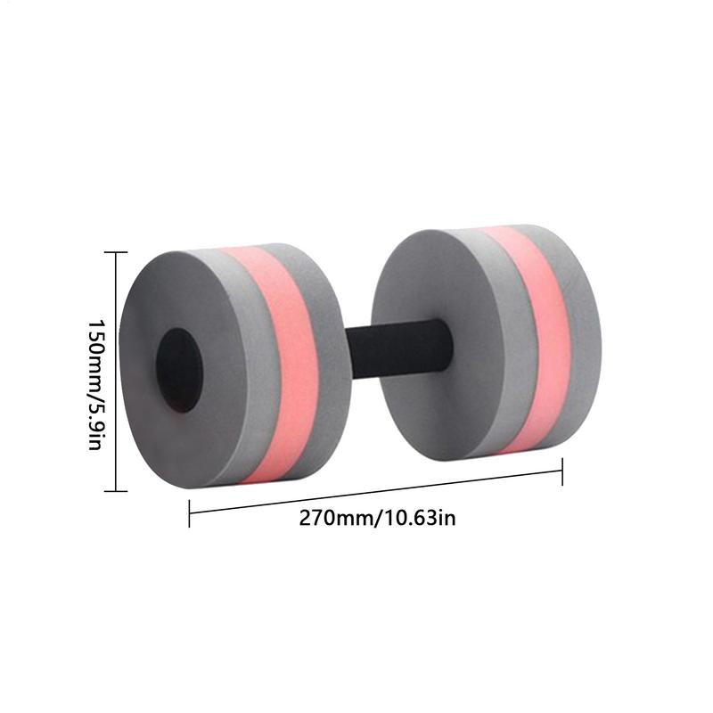 1PC vodní činky EVA automatické plovoucí pěnové činky Aerobní cvičení Muži Ženy Bazén Odpor Fitness nástroje