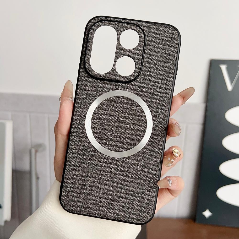 Minimalistische Business Sle Leder Magnetische Dünne Handyhülle für OnePlus 15 13 12 11 Kameraschutz Sturzsichere Rückabdeckung