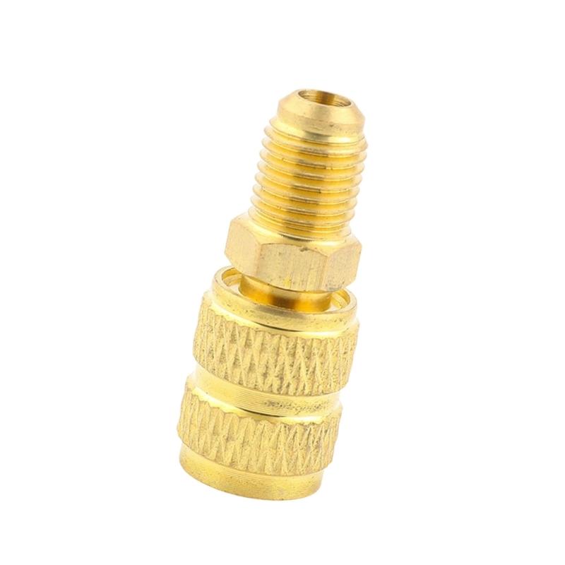 652F Brasses Conversion Tool Brasses Fitting for Air Conditioning Refrigerants Systems Supporting R22 and R410 Switching