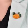New Festivel Alloy Clothing Halloween Gift Drip Brooch Pin Cartoon Pumpkin Brooch