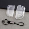 Tpu Fully Transparent Key Fob Case Cover Holder Keychain For Cadillac Xt4 Ct4 Ct5 Lyriq