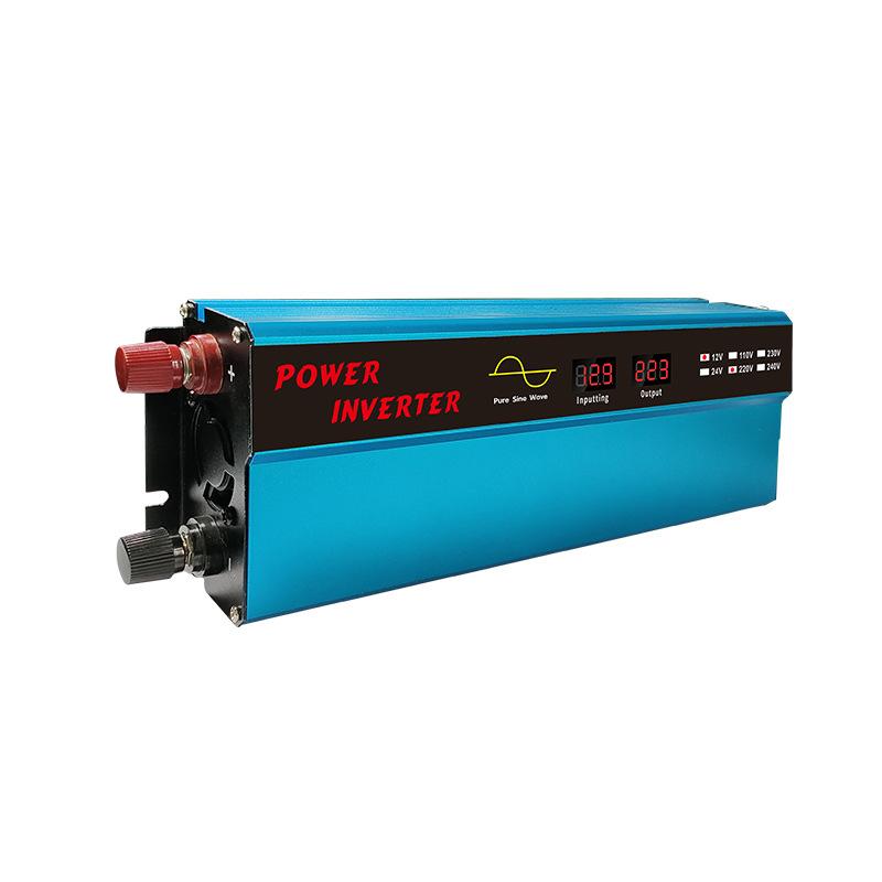 12V To 110V/ 220V Sine Wave Inverter Onboard Inverter with Dual Digital Display