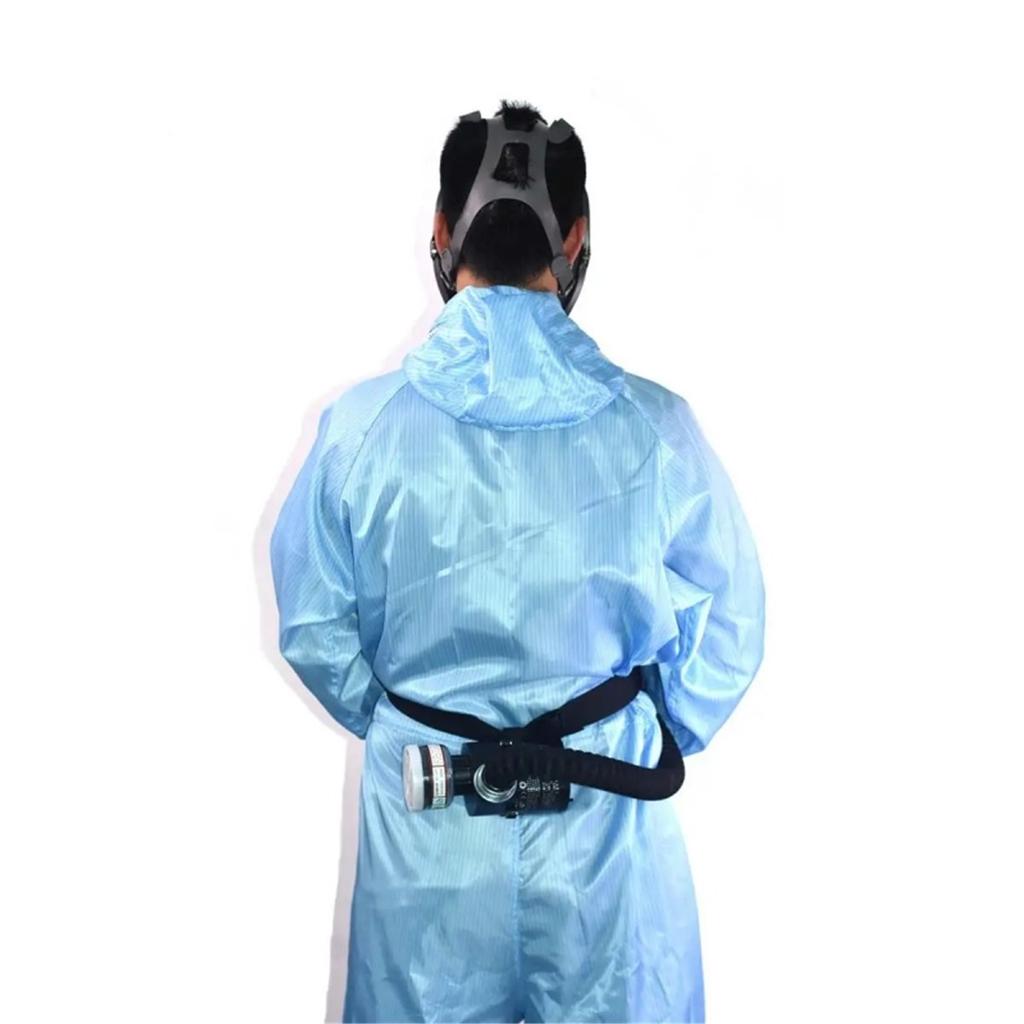 6800 Alimentazione d'aria elettrica a corrente costante maschera integrale strumento per verniciatura a spruzzo sistema di respiratore con alimentazione d'aria portatile