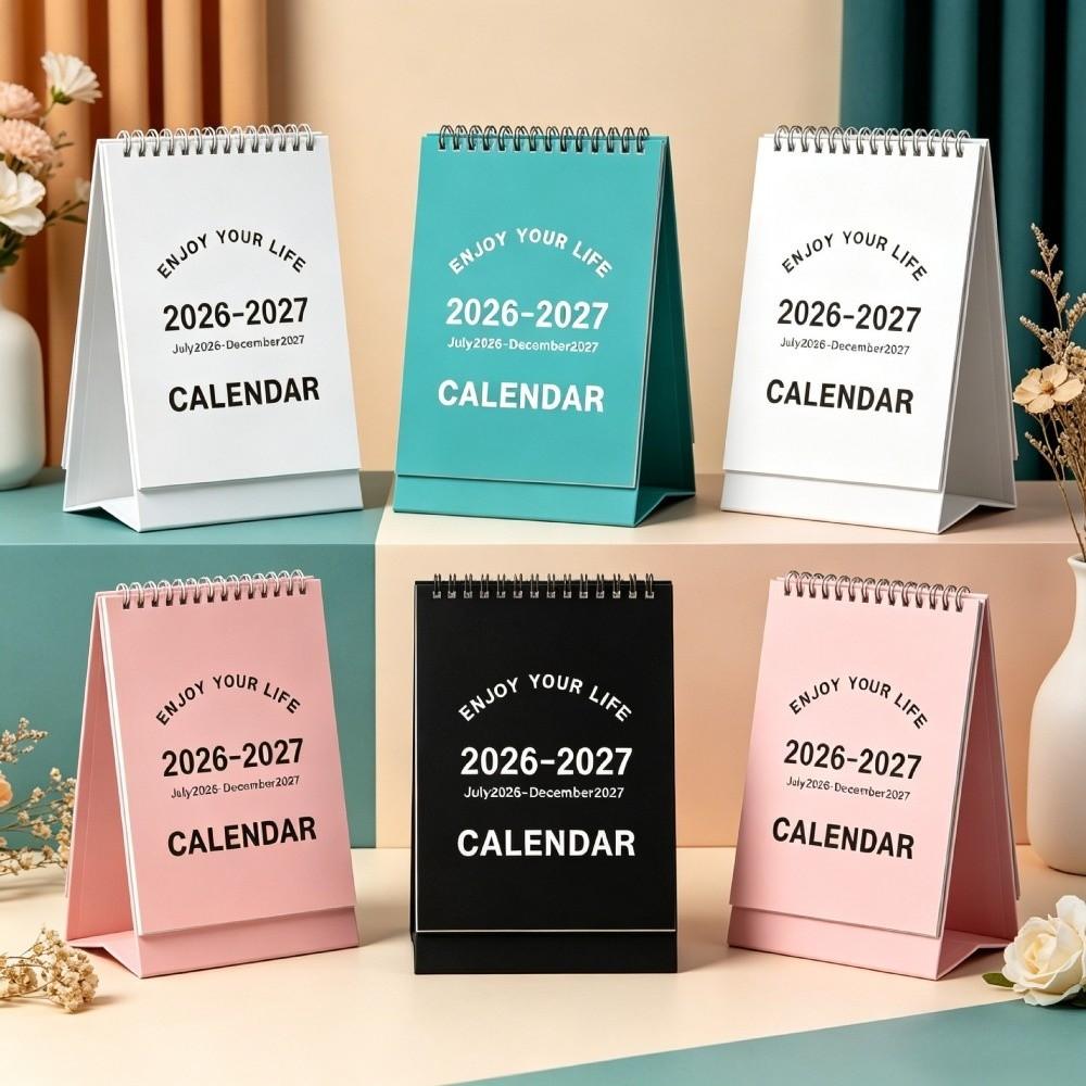Monthly Planner Mini Desktop Calendar Portable Memo Planner Standing Desk Calendar Desk Decoration