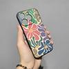 Pink Abstract Flower Phone Case For IPhone 17 Pro Max 16 15 14 Pro Max 13 11 X Xs Xr 8 7Plus Silicone Cover