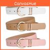 Fashionable Women's Two-piece Waist Belt Set With Eye-catching Needle Buckle Design For Modern Style