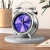 Metal Frame Bedroom Alarm Clock with Night Light Loud Alarm Clock Twin Bell Alarm Clock  Desktop